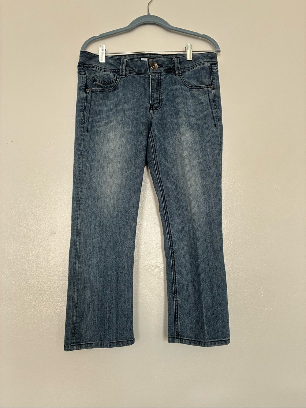 Candie's low rise cropped jeans